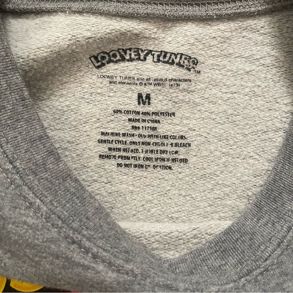 Looney Tunes Sweatshirt Gray - Picture 6 of 6